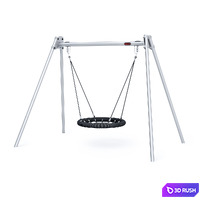 Swing steel "Nest" 2,5m Kompan 3D Model Corona