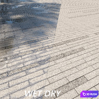 Paving Belpasso Premio tile 17 HR 3D Model Corona
