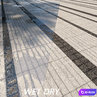 Paving Belpasso Premio tile 09 HR 3D Model Corona