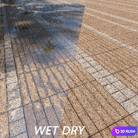 Paving Belpasso Premio tile 09 HR 3D Model Corona