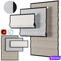 Roman Curtains 67 | Backhausen | Rebbio 3D Model Vray, Corona