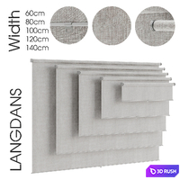 LANGDANS. Roller blind 3D Model Vray, Corona