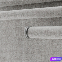 LANGDANS. Roller blind 3D Model Vray, Corona
