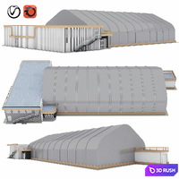 Frame - awning hangar and AHB 3D Model