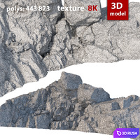 317 Stones 3D Model Vray