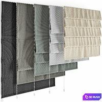 Roman shades 33 3D Model Vray