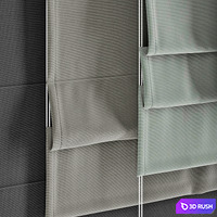Roman shades 33 3D Model Vray
