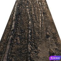 Dirt road material 05 3D Model Vray, Corona