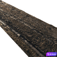 Dirt road material 05 3D Model Vray, Corona