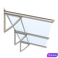 Glass visor 3D Model Corona