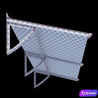 Glass visor 3D Model Corona