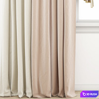 Curtain 203 3D Model Vray
