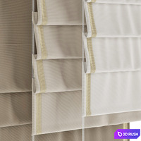 Roman shades 34 3D Model Vray