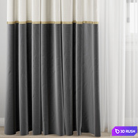 Curtain 225 3D Model Vray
