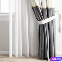 Curtain 225 3D Model Vray