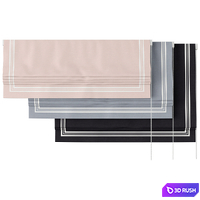 Roman Curtains 96 3D Model Vray, Corona