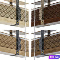 WOOD Venetian Blind 1150 in 45 mm 3D Model Corona