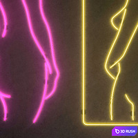 Light modules. Set 44. Neon 3D Model Vray, Corona