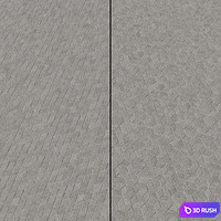 Paving Type 1 Set 15 3D Model Vray, Corona