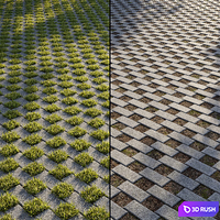 Eco-paving Type 1 Pattern 4 3D Model Corona