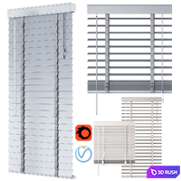 Venetian Blind 01 | NEXT | 50mm Slat Venetian Blind 3D Model Vray, Corona