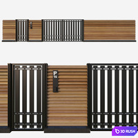 Fence 3D Model Corona