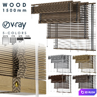 Wood Blind 1500mm-Vray