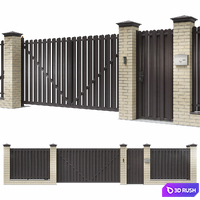 Fence for a private house