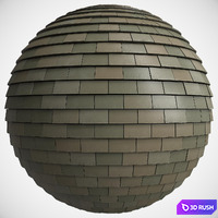 Roof Tile Matrials 24- By 3 color, Pbr By Sbsar, 4k 3D Model Vray, Corona