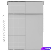 Roller Blind 83 | Dual Roller Shades | Blinds Direct 3D Model Vray, Corona