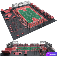 Playground 3D Model Vray, Corona