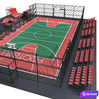 Playground 3D Model Vray, Corona