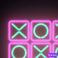 Light modules Set 69 Neon 3D Model Vray, Corona
