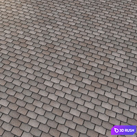 Flexible tile TECHNONICOL SHINGLAS Modern 3D Model Corona