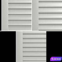 Roll shutter / Roll shutter systems 3D Model Vray, Corona