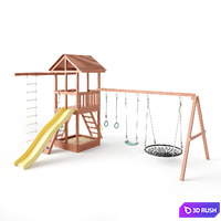 Game complex WENDEL 3D Model Vray, Corona