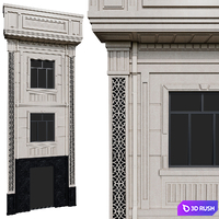 Facade Elements Alucobond Sheathing by Devran Rahim 3D Model Corona