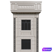 Facade Elements Alucobond Sheathing by Devran Rahim 3D Model Corona