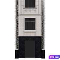 Facade Elements Alucobond Sheathing by Devran Rahim 3D Model Corona