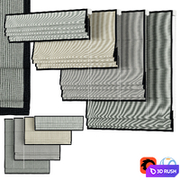 Roman Curtains 166 | backhausen | Imola 3D Model Vray, Corona