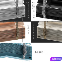 METAL Blind 1500mm 3D Model Corona