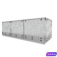 railing-01 3D Model Vray