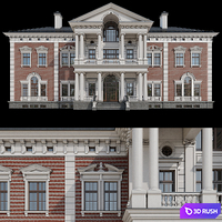 House facade 3D Model Corona