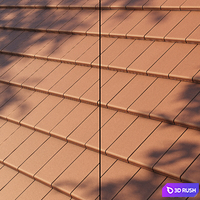 Roof Tiles 3D Model Corona