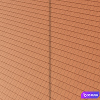 Roof Tiles 3D Model Corona