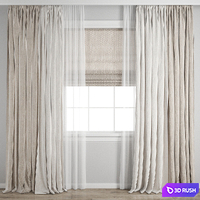 Curtain 490 3D Model Vray