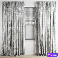 Curtain 490 3D Model Vray