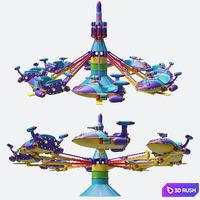 Carousel 3D Model Corona