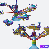 Carousel 3D Model Corona