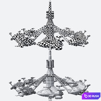 Carousel 3D Model Corona